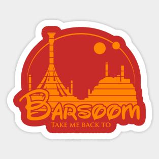 Take me back to Barsoom Sticker